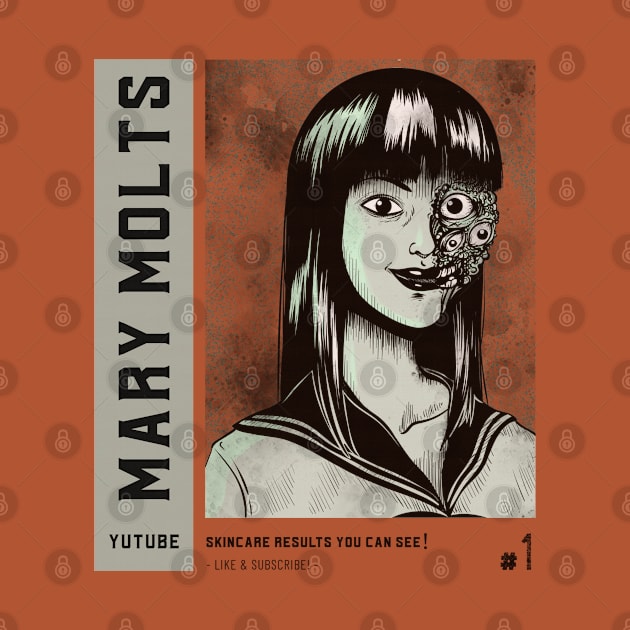 Scary Vintage Japanese Horror Anime "Mary Molts" by TOXiK TWINS