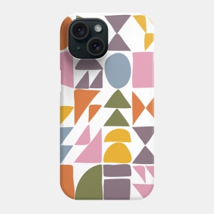 Cute Colorful Geometric Shapes Drawing Phone Case