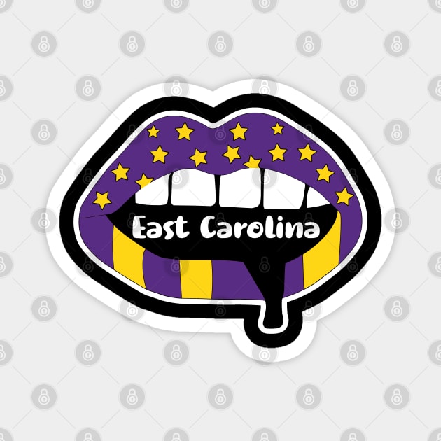 East Carolina Lips Magnet by NFDesigns