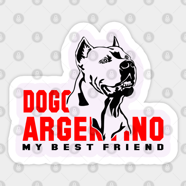 dogo argentino sticker