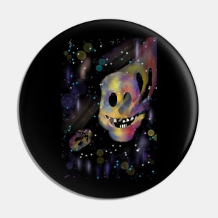 Space skulls Pin