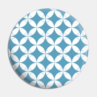 Art Deco Circles - Blue Pin