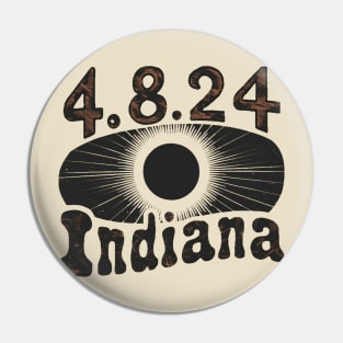 Solar eclipse apparel Indiana Pin