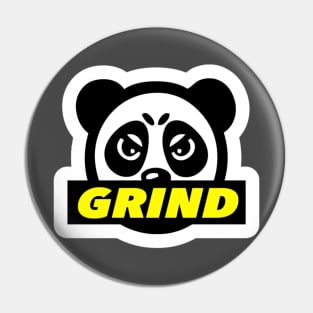 Grind logo Pin