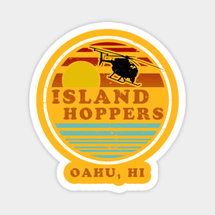 Island Hoppers Retro Magnet