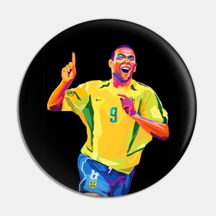 Ronaldo Nazario Legend Football Pin