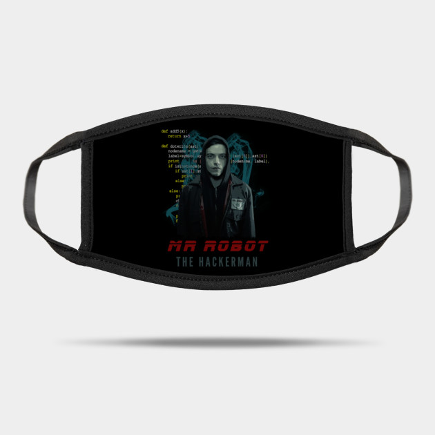 Mr Robot Hackerman Tv Series Mask Teepublic