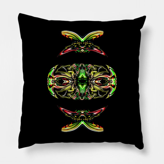 Carl Clarx Design - Indian Three Pillow by Carl Clarx