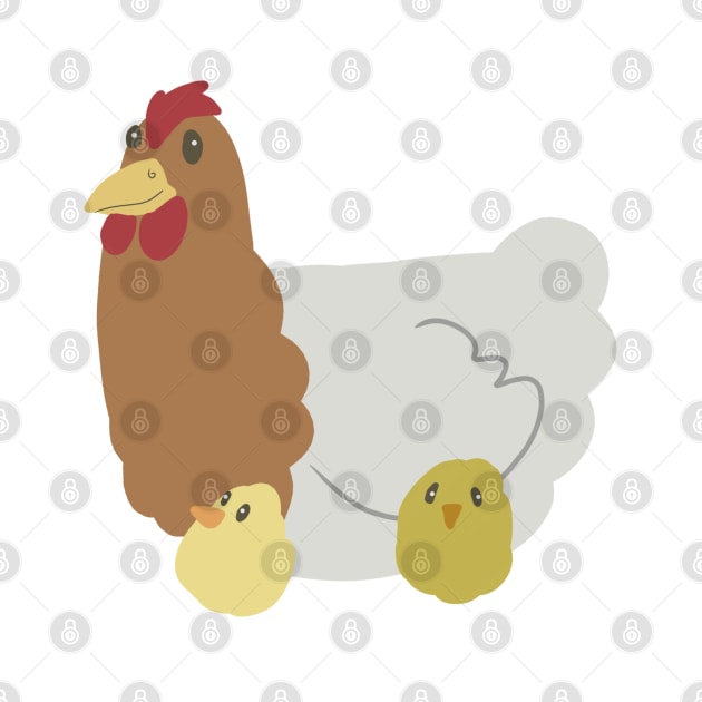 Chickens Drawn Badly by Xetalo