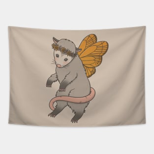 Cute Butterfly Possum Tapestry