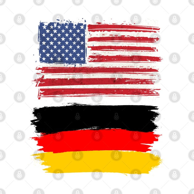 USA and Germany Flag by Islanr