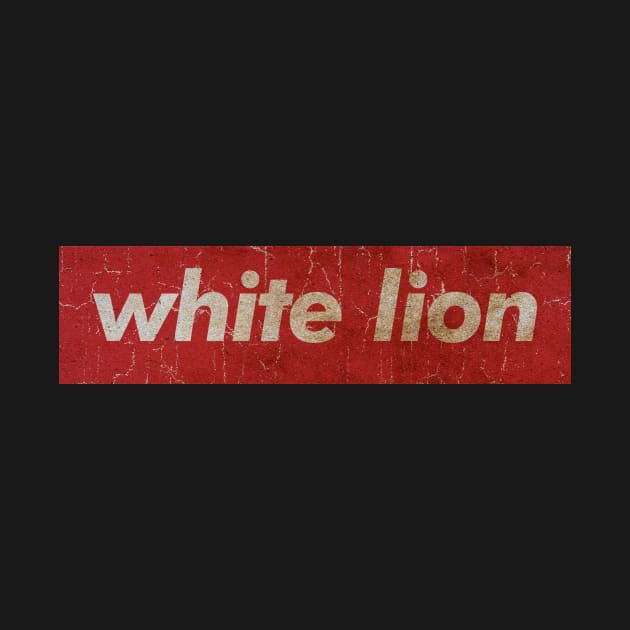 White Lion - SIMPLE RED by GLOBALARTWORD