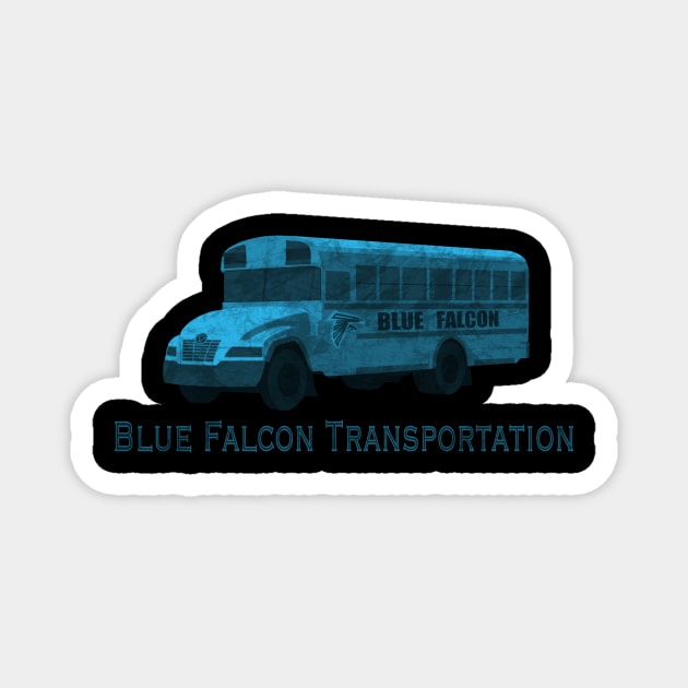 Blue falcon bus Magnet by 752 Designs