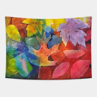 Autumn Leaves Recycled Tapestry