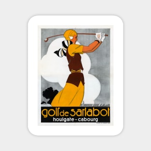 Vintage Travel Poster France Golf de Sarlabot Magnet