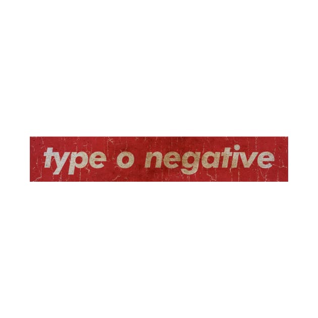 Type O Negative - SIMPLE RED by GLOBALARTWORD