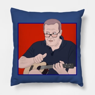 Scott Morrison Playing the Ukulele Pillow