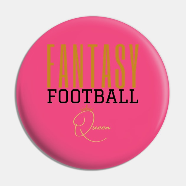 FANTASY FOOTBALL QUEEN CUTE TRENDY FUNNY WOMEN GIRLS FASHION Pin by CoolFactorMerch