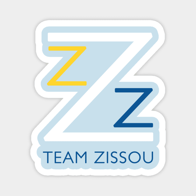 Team Zissou Pocket T-Shirt Magnet by dumbshirts