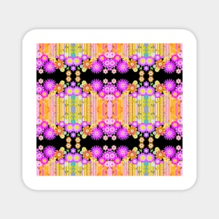 Colorful Wild Flowers Magnet