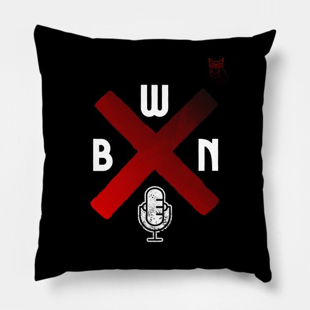 Bwn X Design Pillow by Bwn Radio