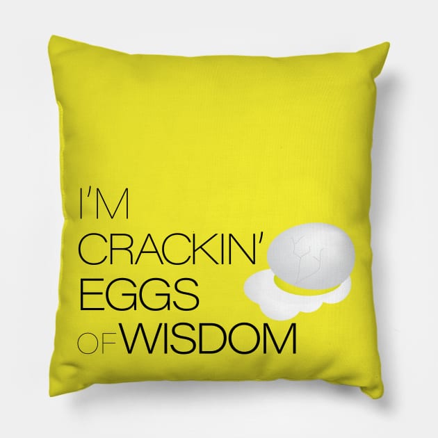 Wisdom Eggs Pillow by DavidCentioli