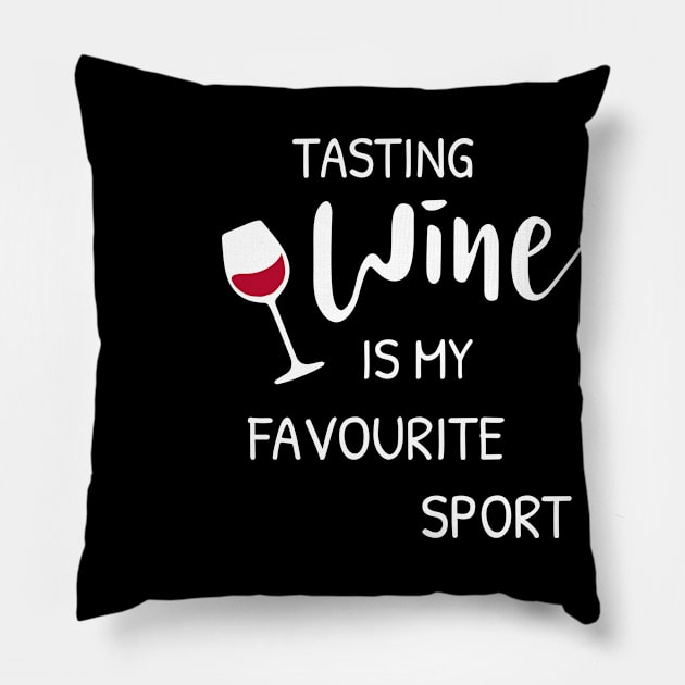 Tasting Wine Pillow by katelein