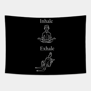 inhale exhale Tapestry