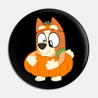 bluey hallowen Pin