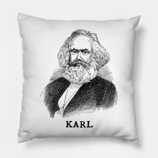 Karl Marx Pillow