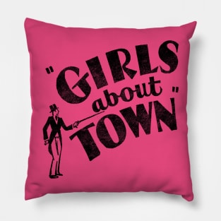 Girls About Town Pillow