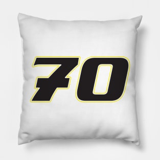 70 (black/yellow) Pillow