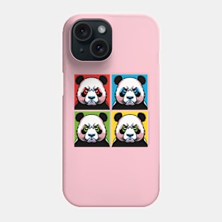 Pop Frowning Panda - Funny Panda Art Phone Case