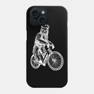 SEEMBO Sloth Cycling Bicycle Cyclist Bicycling Bike Biker Phone Case