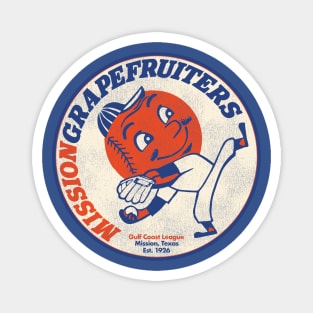 Defunct Mission Grapefruiters Baseball Team Magnet