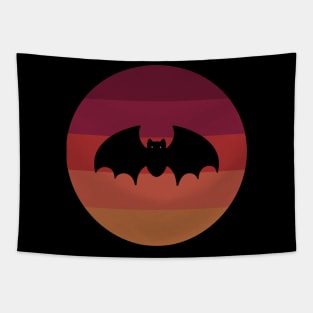 Retro Stripes Bat Tapestry