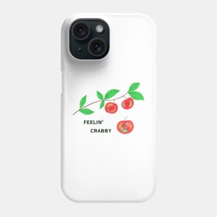 Feelin' crabby crabapple painting Phone Case