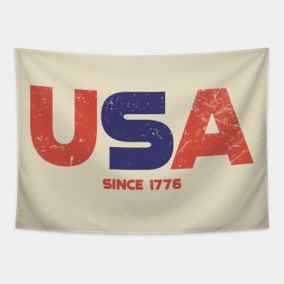 USA Since 1776 - USA Forth of July Independence Day Tapestry