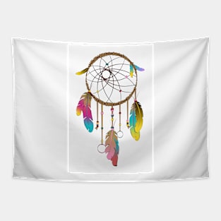 Dreamcatcher Rainbow Tapestry