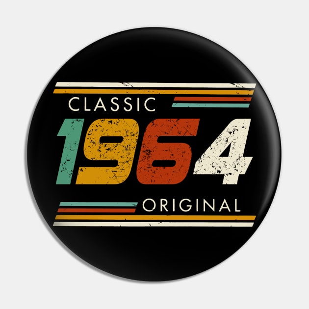 Classic 1964 Original Vintage Pin by Kontjo