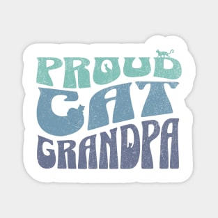 Proud Cat Grandpa Magnet