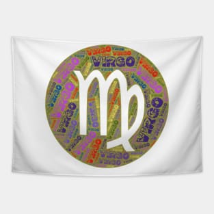 Virgo Zodiac Sign Tapestry