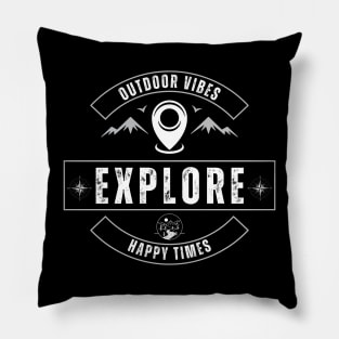 Wanderlust: Embracing Outdoor Adventures Pillow