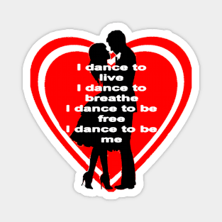 Dancers Heart Magnet