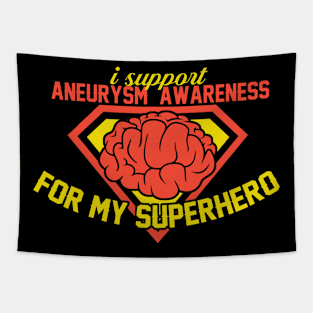 Aneurysm Awareness Superheroes Marvel Superherotshirt Tapestry