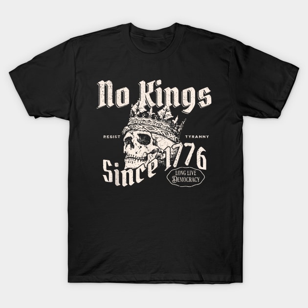 No Kings Since 1776 Skull