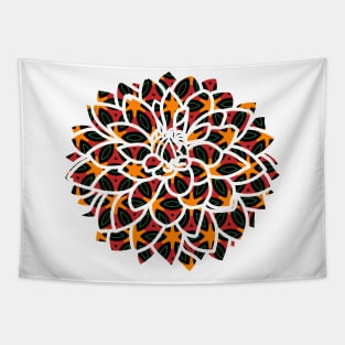 Africa Pattern Flower Design Tapestry