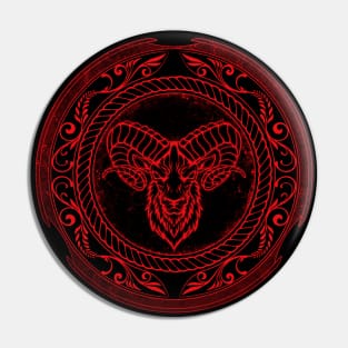 Viking Celtic Ram Aries Zodiac Pin