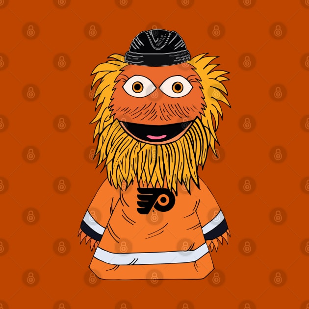 Gritty The Mascot! by Brains