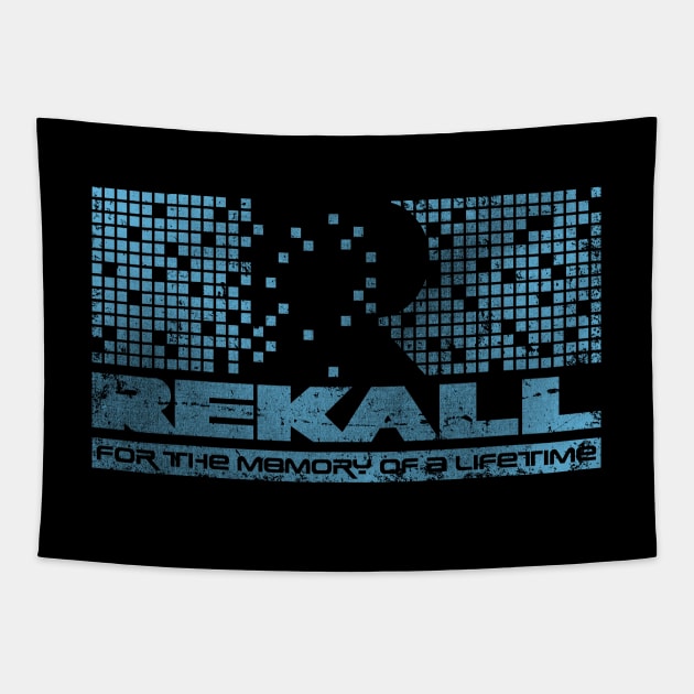 Rekall Vintage Tapestry by JCD666